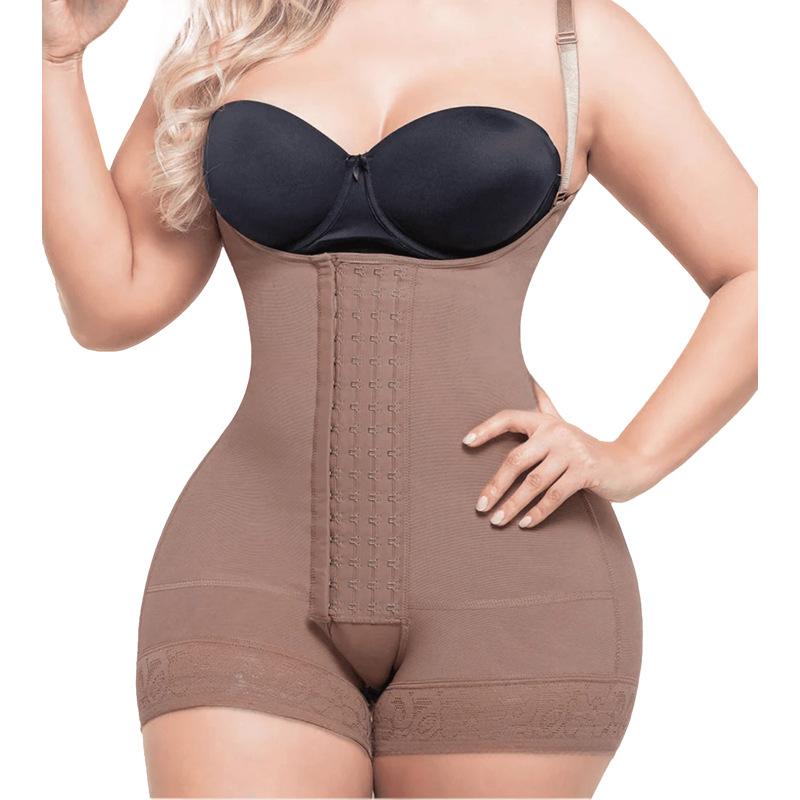 Sling One-piece Body-shaping Garment Large Size Tight-fitting Body-suit Button-adjustable Shaping Crotch-lifting Butt-lifting Corset