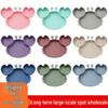 Silicone Suction Crab Plate: Divided Baby Tableware for Feeding & Weaning