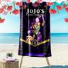 JoJo's Bizarre Adventure: Stardust Crusaders Beach Towel Outdoor Camping Portable for Travel Seaside Outdoor Pool Towel Absorbent Bath Towel Fashion