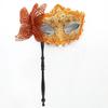 Halloween Dressing Butterfly Hand Hold Mask Party Face Mask  Halloween Prop Accessories