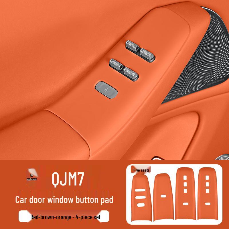 Silicone Armrest Protector for M7/M8 Car Door Window Lifter Panel