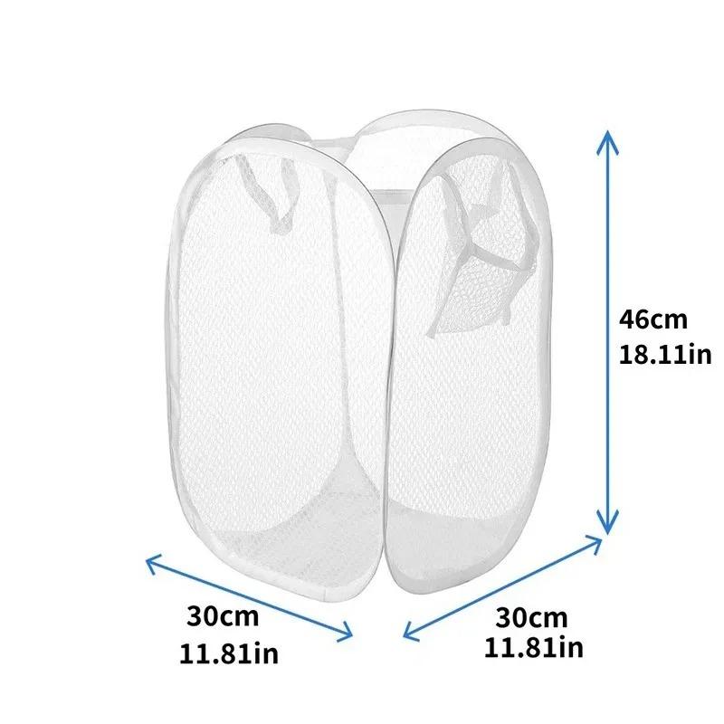Household Dirty Clothes Basket Foldable Storage Basket University Dormitory Living Room Storage Bucket Laundry Bag