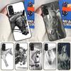 Horse Sketch Case For Xiaomi Redmi Note 14 13 12 Pro 11 9 10 9S 10S 11S 12S Redmi 14C 13C 10C 12C Cover