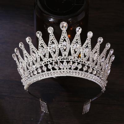 Directly For The Crown Tiara, Bridal Hair Ornament, High-Class Crown Baroque Show, Miss World Beauty