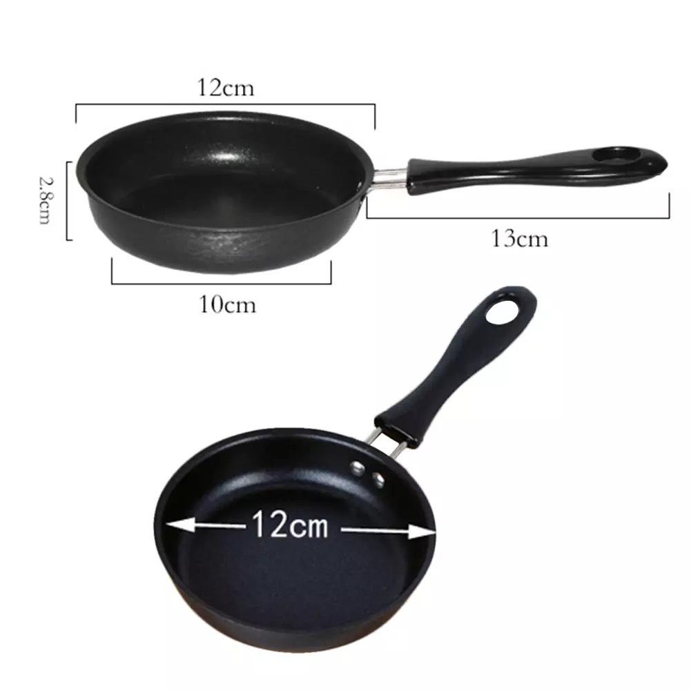Non-stick Mini Cast Iron Frying Pan for Eggs & Dumplings