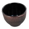 4 Black and Bronze Cast Iron Cups 0.15 L