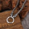 Men's Dragon Bone Chain Necklace - Minimalist Snake Bone Chain Weaving Pendant, Minimalist Necklace, Durable Chain