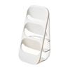 Multi-layer Home Use Storage Box Desktop Plastic Organizer Kitchen Dustproof Storage Rack for Cosmetics Tools Three Grids