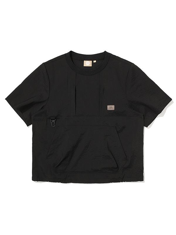 BBC EARTH W Utility Woven Round T-Shirt_Black