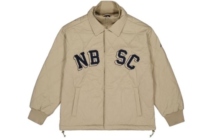 New Balance Puffer Jackets Men s Khaki Lapel Moderate Puffer Jacket AMJ34310-SOT L