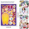 Cute Halloween Monsters Interactive Puzzle And Diy Stickers For Kids And Parents