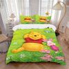 Winnie Pooh Piglet'S Adventure Print 3Pcs Bedding Setduvet Cover With 2 Bedropillowcase Home Birthday Gift