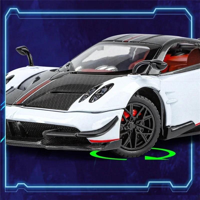 1:24 Pagani Huayra BC Alloy Sports Model Diecast Metal Racing Car Vehicles Model Advanced Car Model Collectibles