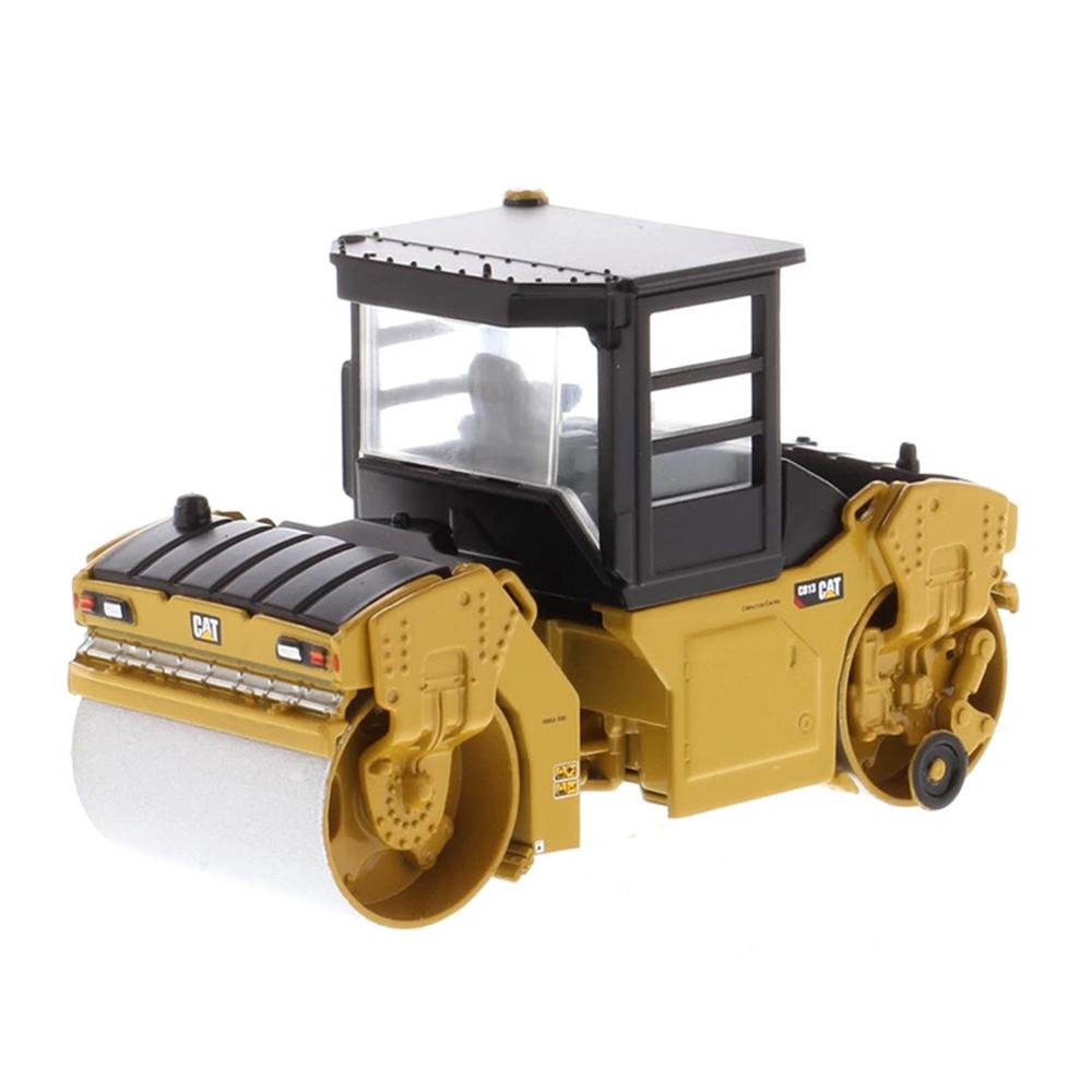 

Литой под давлением каток Masters Caterpillar CB-13 с ROPS, серия Play & Collect для грузовиков и строительной техники Cat 1/64:10*4.5*5.5cm,Cab чёрный/жёлтый