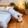 Long Dog Pillow Stuffed Animal Cute Puppy Leg Pillow Fluffy Back Support Cushion Cuddly Plush Toy for Side Sleeping Sitting