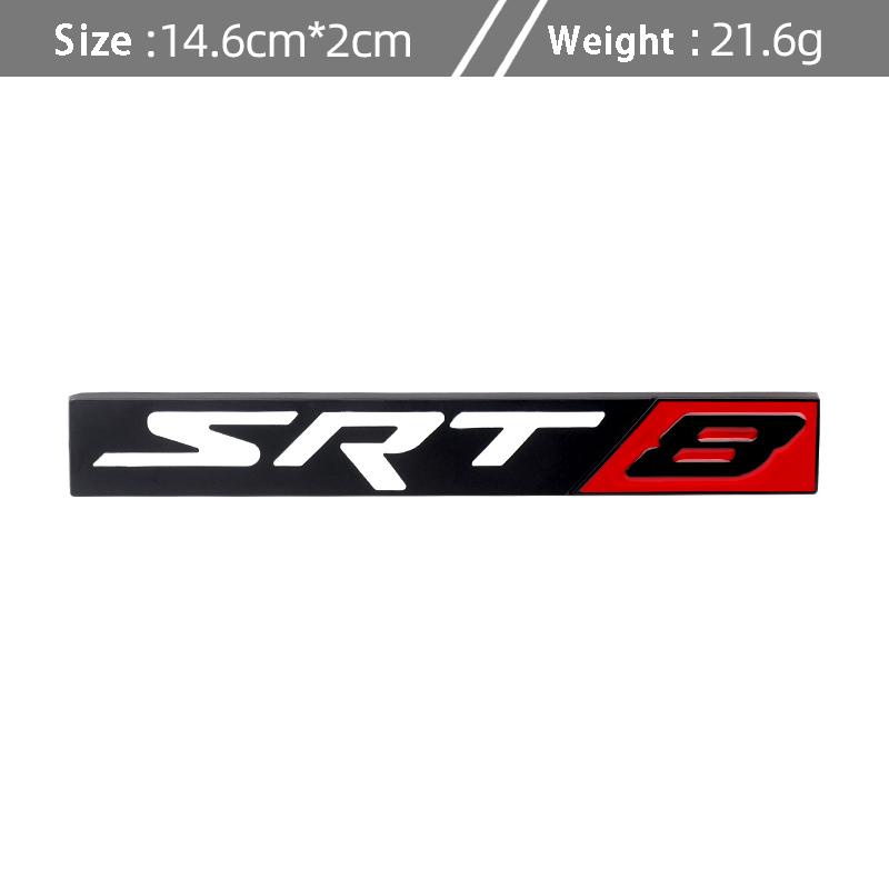 1 ks 3D kovové odznaky emblémy nálepky Sxt6 Sxt8 pro Ram Caliber Journey Sxt8 Sxt6 Srt6 Srt8 Caravan Autodoplňky