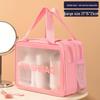 Large Capacity Waterproof Cosmetic & Travel Bag with Wet/Dry Separation