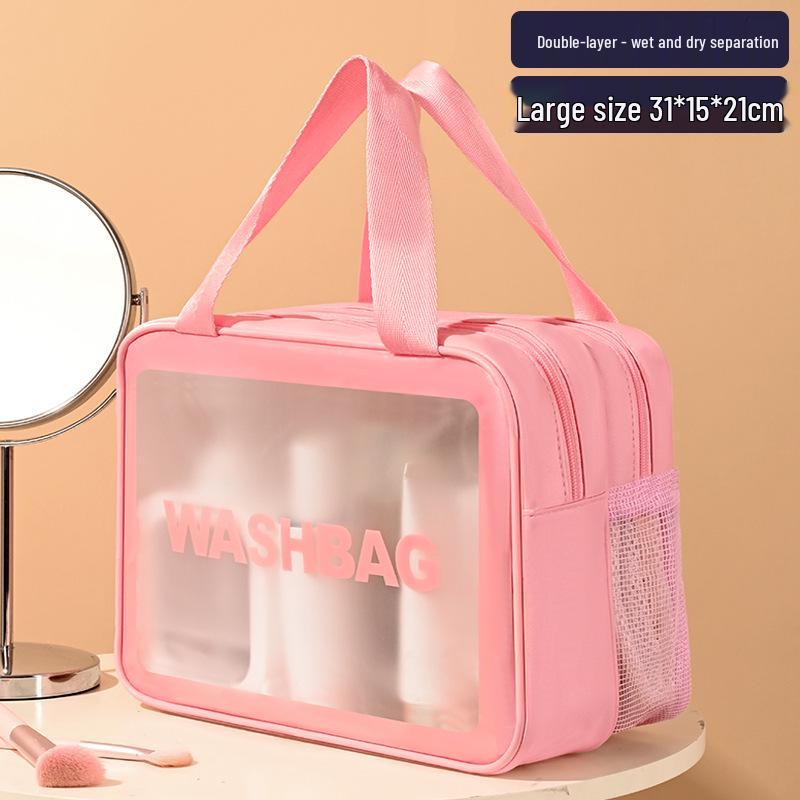 Large Capacity Waterproof Cosmetic & Travel Bag with Wet/Dry Separation