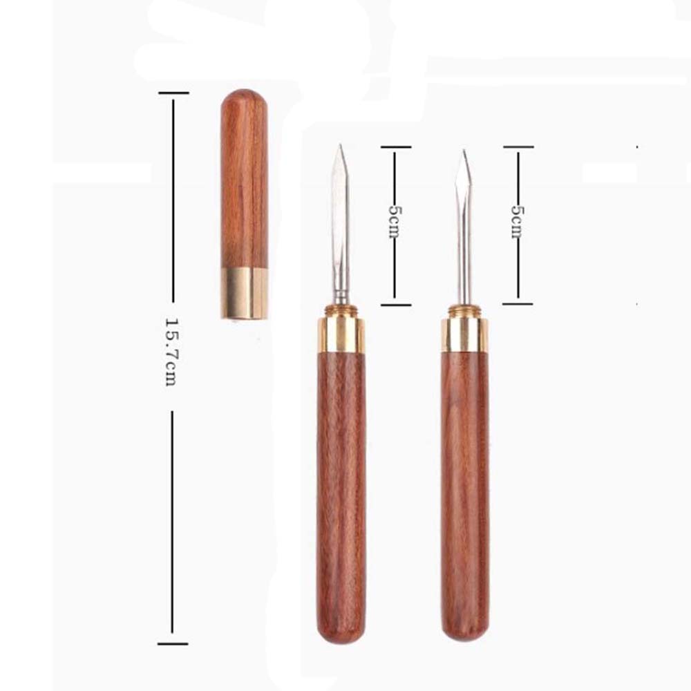 Professional Sandalwood Stainless Steel Puerh Tea Tools Tea Cutter Tea Needle Teaware