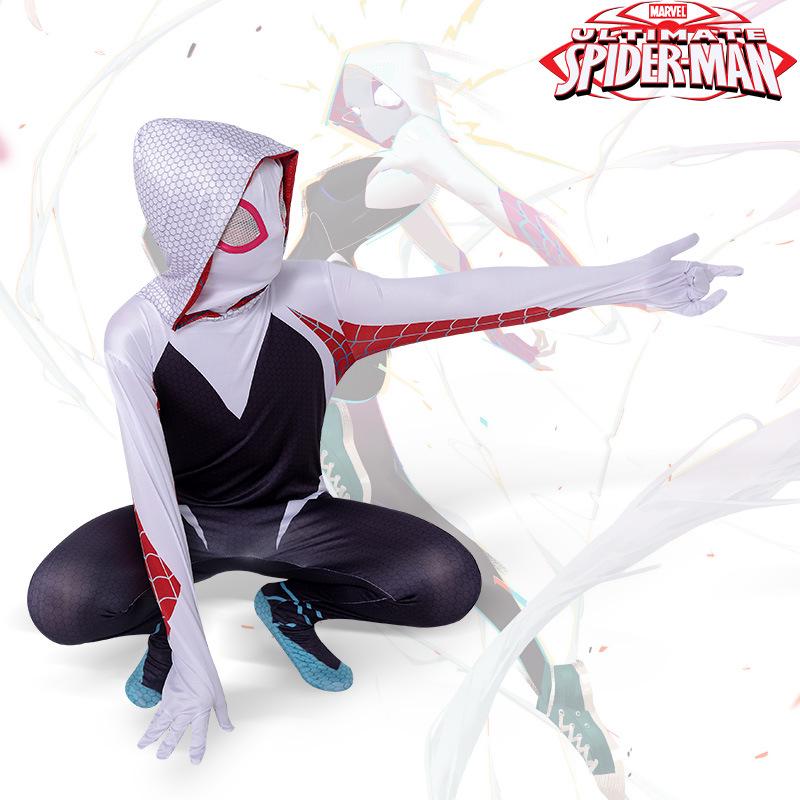 Gwen Spider-Woman Venom Cosplay Bodysuit - Marvel Streetwear Essential