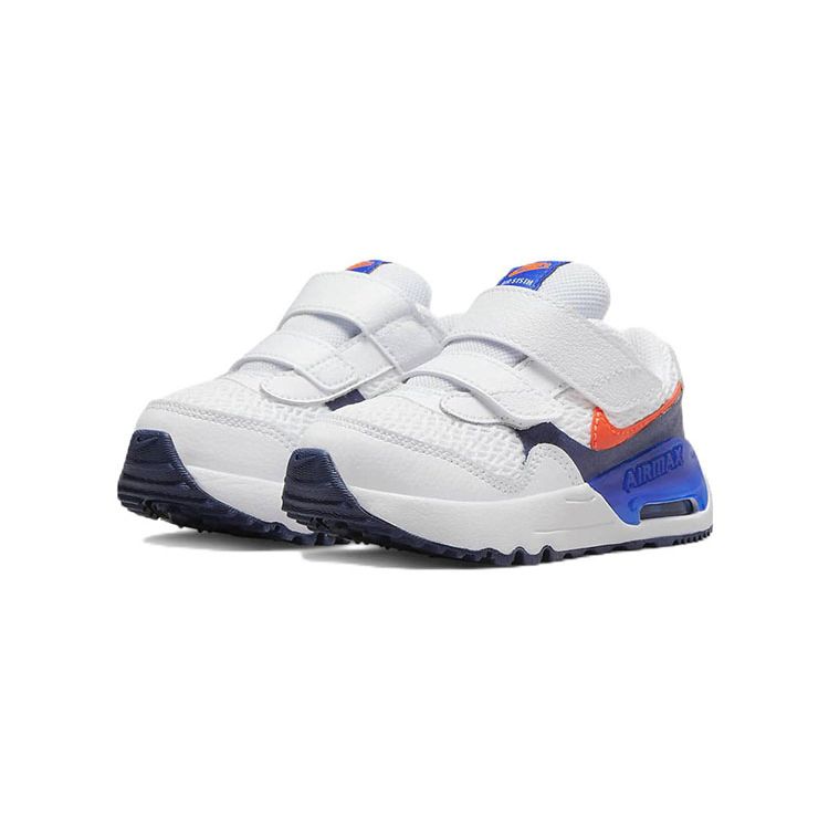 Nike Air Max SYSTM TD White Midnight Navy Baby Sneakers Game-Royal Bright-Crimson DQ0286-101