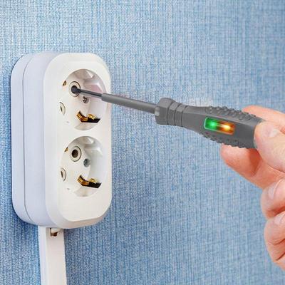 Intelligent Voltage Tester Pen Electricity Tester Screwdriver Magnetic Voltage Tester Screwdriver Detector With Light Display