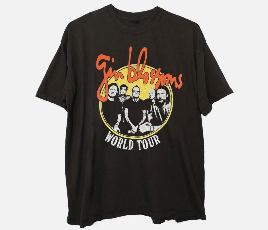 

Gin Blossoms Black World Tour T-Shirt Unisex All Size S-2345XL S