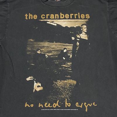 The Cranberries No Need To Argue Trasa 1994-95 L Koszulka z pojedynczym szwem lata 90. REPRINT