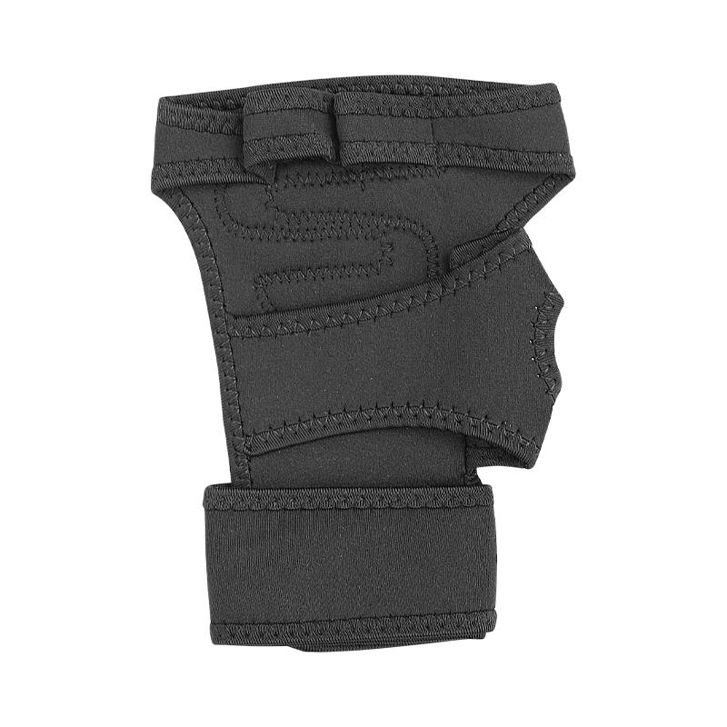 Sports Weightlifting Half-Finger Backless Palm Protector Silicone Non-Slip Wear-Resistant Compression Protective Training Gloves