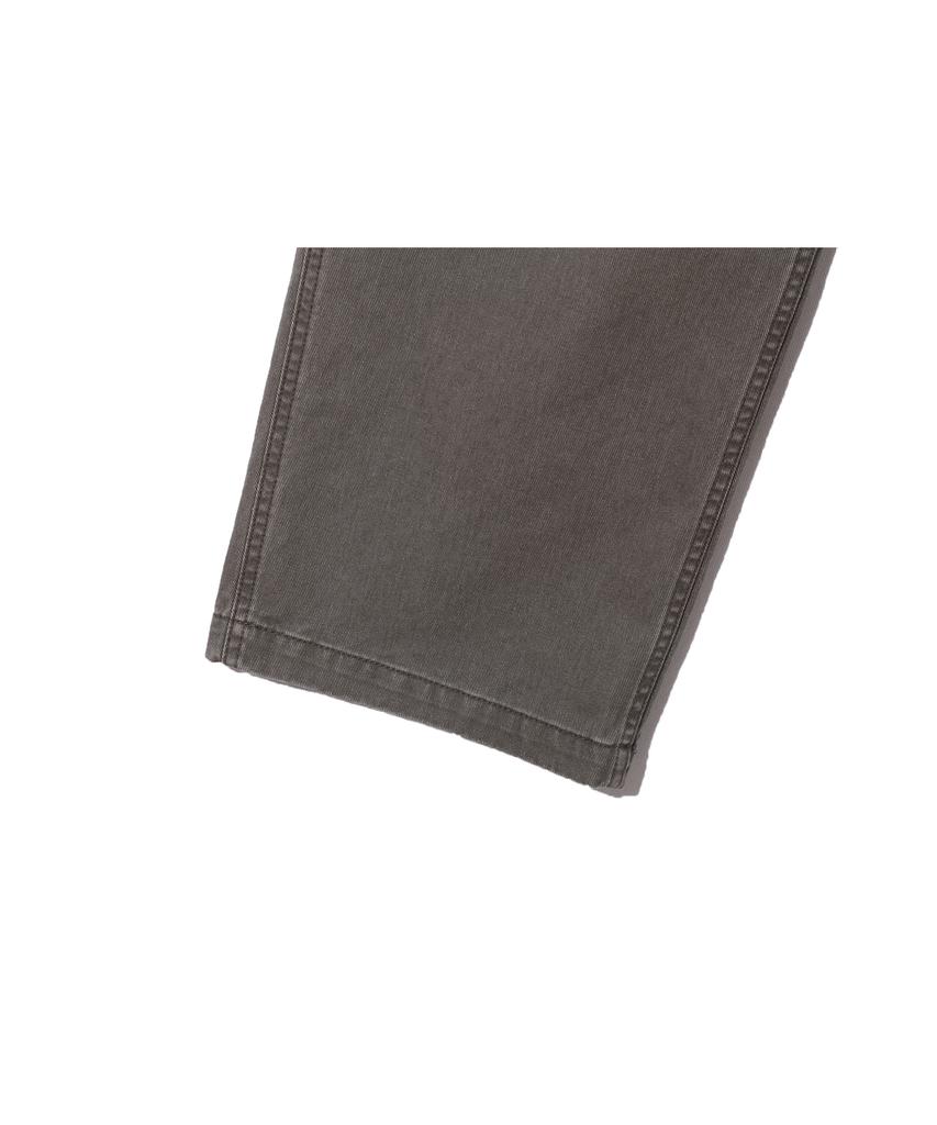 BASEMOMENT Washed Fatigue Work Pants Ash Brown