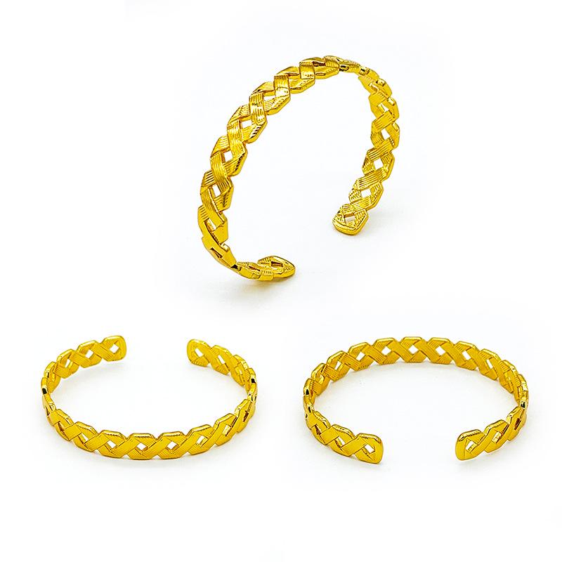 European  American Irregular Open Bangle - Women s Niche Design Fashion Jewelry