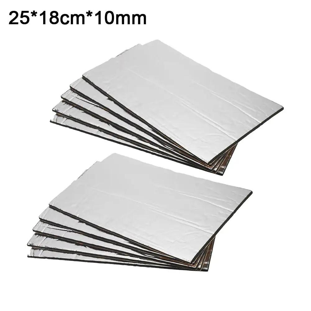 10pcs Car Insulation Cotton Automobile Heat Insulation Foam Deadening Hood Closed Universal Accessories Car Cotton Mat Cell O2F9