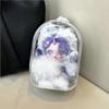 (only Bag) For SP SKULLPANDA X My Little Pony Series Doll Transparent Dustproof Pain Bag Doll PVC Display Storage Bag