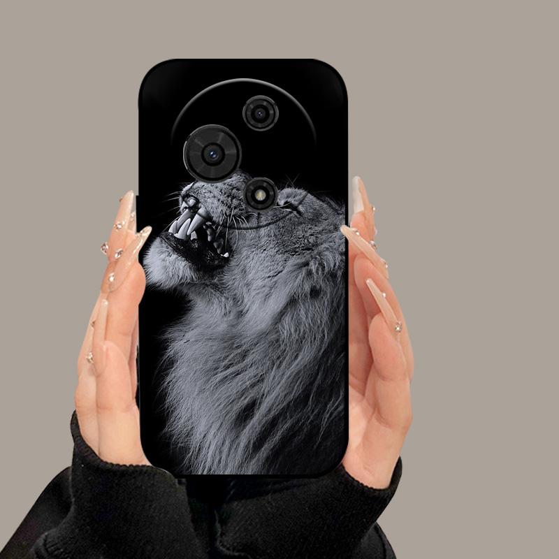 For TCL 605 T517D Case Cute Cartoon Painted Soft Silicone Cover for TCL 60 SE TCL605 60SE Luxury Shockproof Bumper Fundas Cases