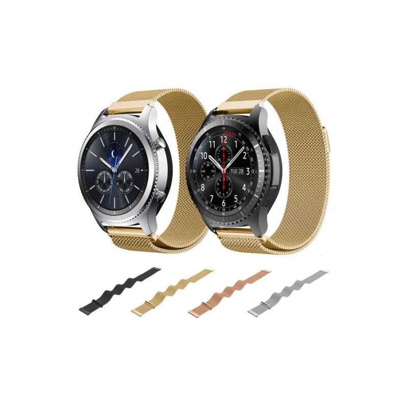 Elegant Milanese Magnetic Stainless Steel Watch Band Strap For Samsung Gear S3 Frontier