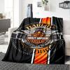 1pc Harley-Davidson Blanket, Gift, for Men and Women, Soft Blanket, Good for Sofa Bed Couch Travel, Lightweight Flannel Blanket