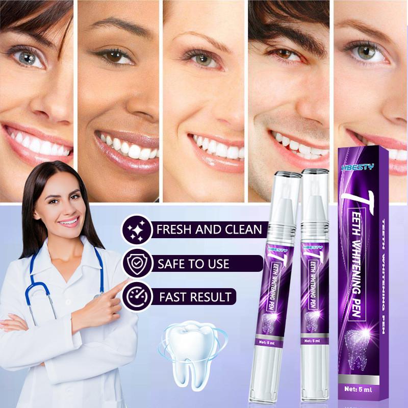 Opplysende V34 Hbesty Tannblekingspenn Effektiv Gel For Gule 5ml Flekker