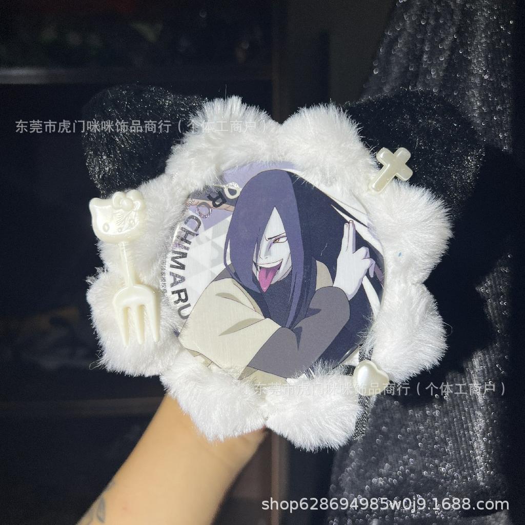 Japanese cat ears cute Bazito Valley beauty pain bag plush decoration cabbage 58mm handmade badge bottom support material