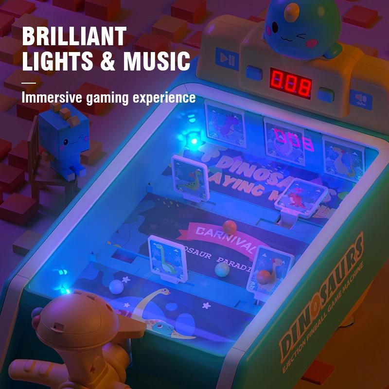 Children's Creative Marbles Game Machine Toy Scoring Music Lights Gifts Family Party Games Educational Toys for Boys Girls Gifts