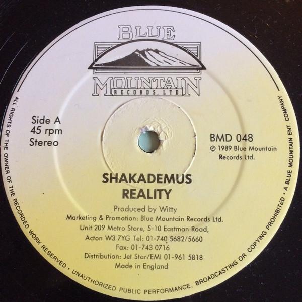 

12inch Record CHAKA DEMUS Reality BMD048 Blue Mountain R 1989 UK Reggae Ska Dub Used
