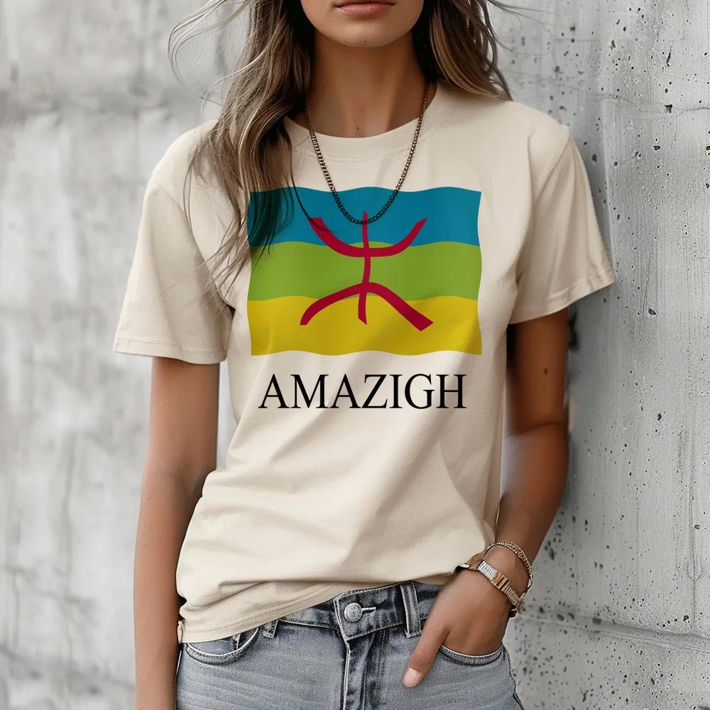 Amazigh Top Women Anime Graphic Funny T Shirt Female Funny Harajuku Clothing