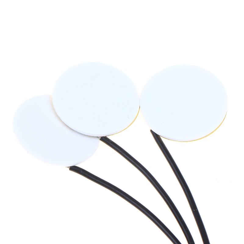 Metal Pickup Piezo Contact Microphone Transducer Prewired Amplifier Microphone Pickups With End Pin Jack For Mandolin Guitar