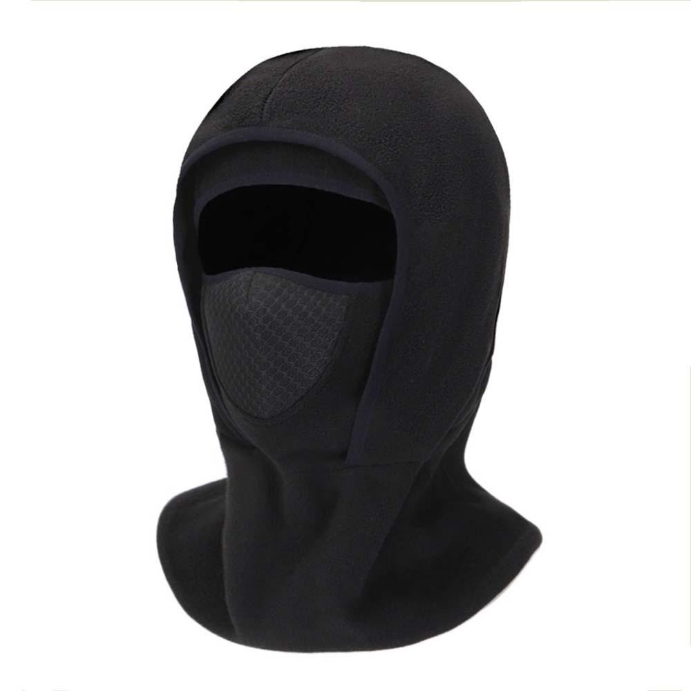 Fleece Lined Ski Face Mask Breathable Mesh Thermal Neck Warmer Winter Cycling Hat Winter Cycling