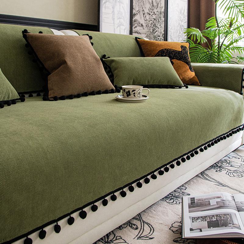 French Retro Style Special-Shaped Sofa Cushion Cushion Is Universal In All Seasons  New Straight Sofa Cushion Sofa Cover