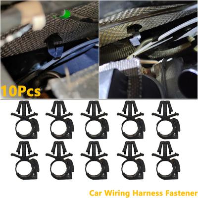 10 stücke Auto Kabelbaum Verschluss Universal Auto Route Feste Clips Wellrohr Kabelbinder Kabel Klemme Öl Rohr Strahl Linie clip