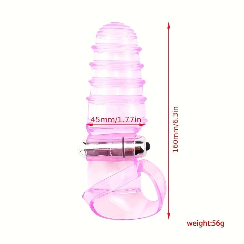 Adult Supplies Sex Toy Strong Vibrating G-spot Massage Finger Sleeve Masturbation Finger Vibrator Buckle Cover, Adult Erotic Sex