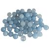 Perles de Jade Quartzite Citrouille Bleue pour Bijoux DIY