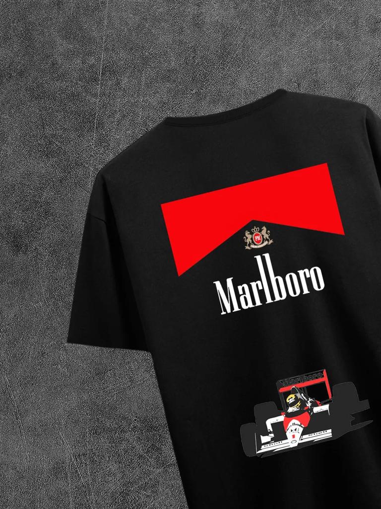 T-shirt con stampa Marlboro, Formula 1