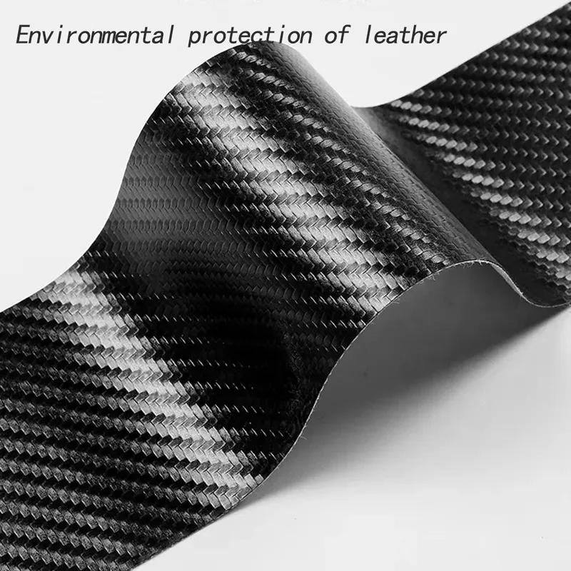 Car Door Sill Carbon Fiber Sticker Threshold Side Anti Scratch Waterproof Decal for NETA V Nezha U Nezha NO1