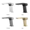 Gun Grey/Brushed Gold Bathroom Waterfall Sink Faucet Brass Hot And Cold Mixed Water Washbasin Faucet Single Handle Basin Tap